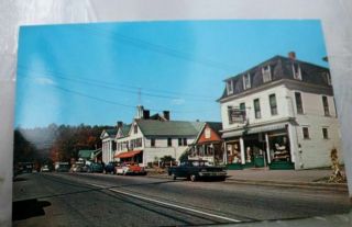 Vermont Vt Main Street Stowe Postcard Old Vintage Card View Standard Souvenir Pc