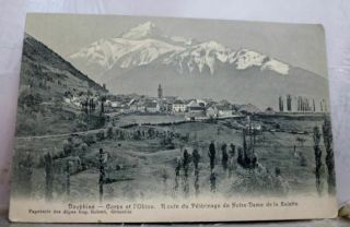 France Dauphine Corps Obiou Notre Dame De La Salette Postcard Old Vintage Card