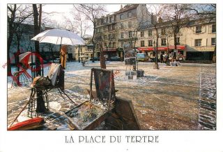 Picture Postcard:;paris,  La Place Du Tertre