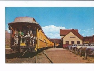 Vintage Postcard The Famous D&rgw Narrow Gauge Ieaving Durango Railroad