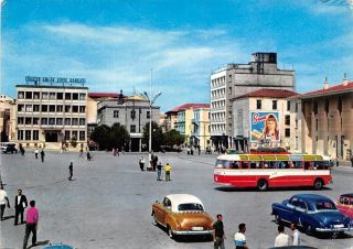 Turkey Samsun Republic Square,  Place De La Republique Auto Vintage Cars Bus