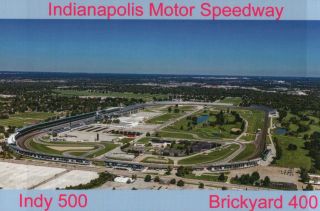 Indianapolis Motor Speedway In Auto Car Racing Indy 500 Brickyard 400 - Postcard