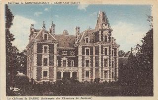 France Montmaurault Blomard,  Le Chateau De Sarre Castle Schloss