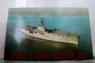 Boat Ship Uss Iwo Jima Postcard Old Vintage Card View Standard Souvenir Postal