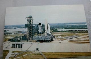 Florida Fl Nasa Kennedy Space Center Space Shuttle Postcard Old Vintage Card Pc