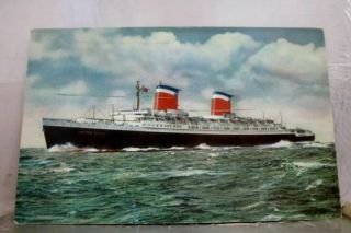 Boat Ship Ss United States Postcard Old Vintage Card View Standard Souvenir Post
