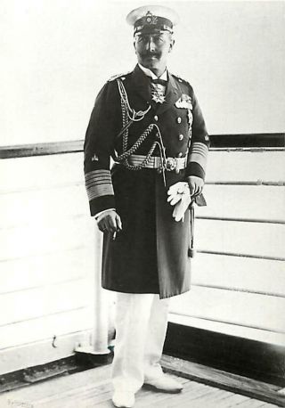 Kaiser Wilhelm Ii Of Germany In Admiral 