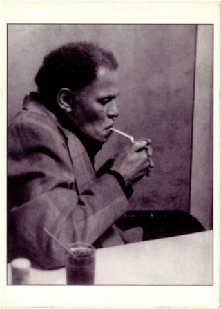 Dexter Gordon At The Blue Note Club In 1987 Postcard