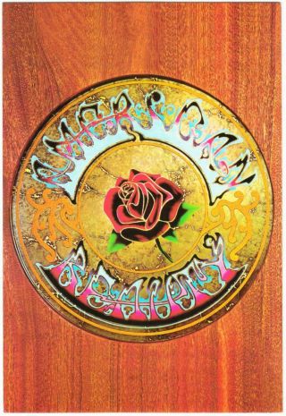 Grateful Dead American Beauty Psychedelic Art Modern Postcard