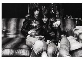 The Ramones Joey Ramone And Gaye Advert Of The Adverts In 1978 Modern Postcard
