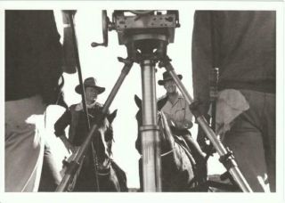 John Wayne And Dean Martin In A Cowboy Movie Camera Modern Postcard
