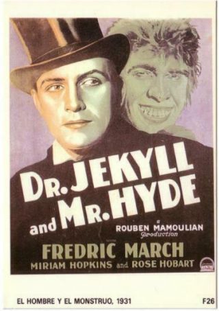 Postcard Of Dr.  Jekyll And Mr.  Hyde 1931 Movie