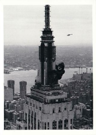 Postcard Of King Kong On Empire State Building In 1983