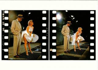 Marilyn Monroe In The Seven Year Itch Movie Postcard Subway Grate