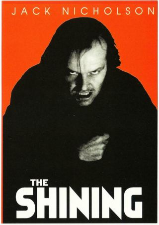 Jack Nicholson The Shining Movie Postcard 1