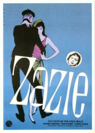 Postcard Of Zazie Dans Le Metro Movie German