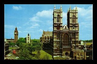 Dr Jim Stamps Westminster Abbey Big Ben London Postcard Great Britain