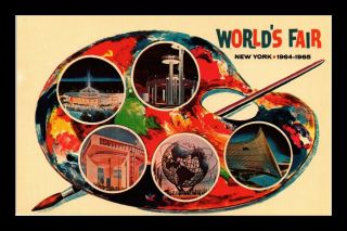 Dr Jim Stamps Us Worlds Fair York Topical Views Postcard