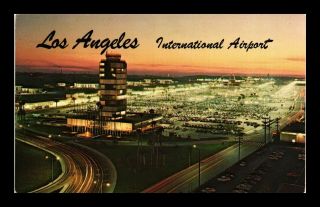 Dr Jim Stamps Us Los Angeles International Airport California View Postcard