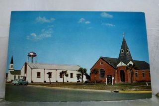 Florida Fl First Methodist Church Fort Walton Beach Postcard Old Vintage Card Pc
