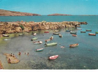 St Pauls Bay Malta Postcard Vgc