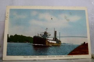 Canada Thousand Islands Ontario Postcard Old Vintage Card View Standard Souvenir