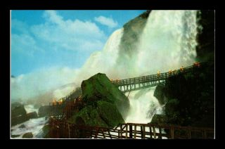 Dr Jim Stamps Us Cave Of The Winds Walk Niagara Falls View Postcard