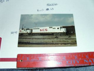 Postcard Train Rr Kansas City Southern 709 678 Baton Rouge La Kcs Emd 3500 Hp