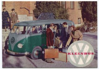 Volkswagen Vw Bus T1 Kleinbus Van Classic Automobile Car Postcard