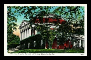 Dr Jim Stamps Us Rotunda University Of Virginia Charlottesville Postcard