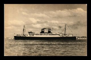 Dr Jim Stamps Us Ss Pennsylvania Panama Pacific Line Steamship Postcard