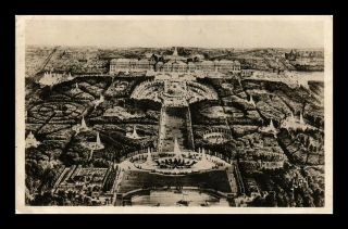 Dr Jim Stamps Versailles France Panoramic View Real Photo Topical Postcard