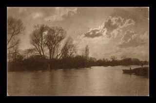 Dr Jim Stamps River Scene Topical View United Kingdom Postcard