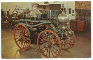 Hersey Volunteer Fire Company Horse Drawn Steam Engine Postcard - Pennsylvania