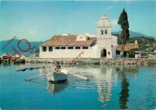 Picture Postcard::corfu,  Il Monastero Di Vlacherna,  Monastery