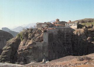 Greece Meteora Monastery Of The Great Meteoron Postcard