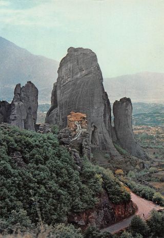 Greece Kalabaka Meteora Monastery Of Roussanou Kloster