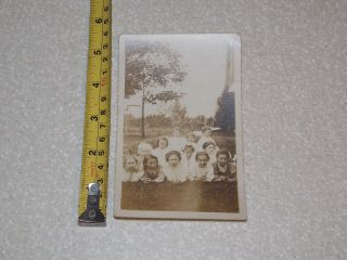 Postcard Rare Vintage Pyramid Stance Students Kids Not On Top Of Each Other Pic