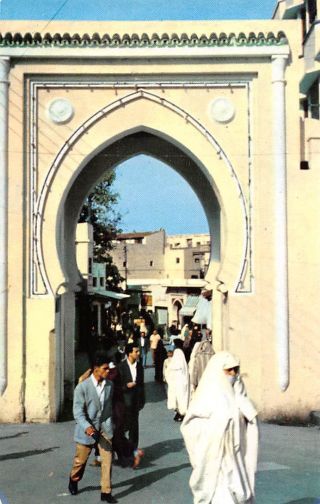 Morocco Tanger,  Tangier,  Arch Of Italy Street,  Entrada,  Entree