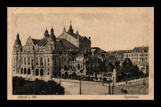 Dr Jim Stamps Opera House Exterior View Cologne Germany Postcard