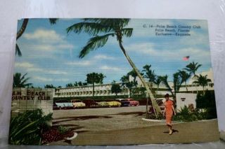 Florida Fl Palm Beach Country Club Postcard Old Vintage Card View Standard Post