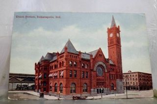 Indiana In Indianapolis Union Station Postcard Old Vintage Card View Standard Pc