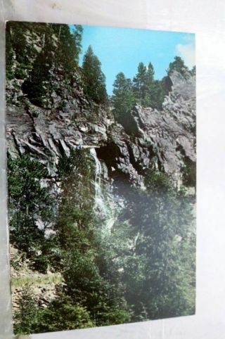 South Dakota Sd Black Hills Spearfish Canyon Bridal Veil Falls Postcard Old View