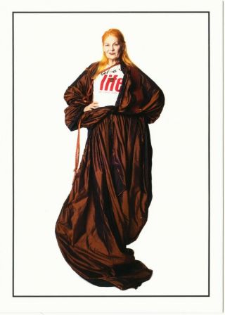 Vivienne Westwood Fashion Designer In 2012 By David Bailey Postcard