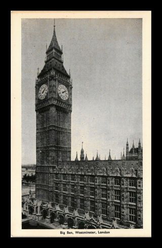 Dr Jim Stamps Big Ben Westminster London United Kingdom View Postcard