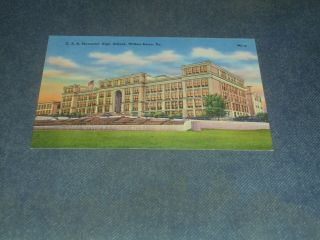 Postcard - G.  A.  R.  Memorial High School,  Wilkes - Barre,  Pa.  - Linen - Unposted