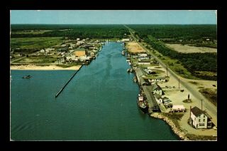 Us Postcard Aerial View Harbor In West Ocean City Maryland