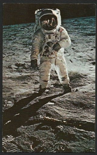 Apollo 11 Moon Landing - July 20 1969 Edwin E Aldrin Jr.  Lm Pilot Space Postcard