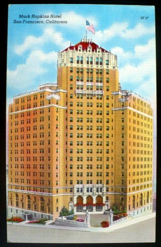1940s Mark Hopkins Hotel,  San Francisco,  California