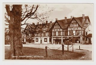 Real Photo Card Royal Forest Hotel Chingford Essex Message